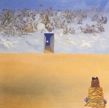 Batalla en las nubes Salvador Dali Pinturas al óleo